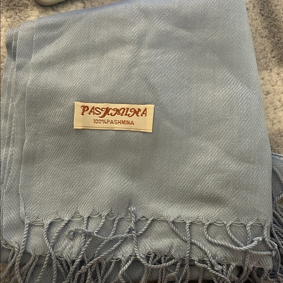 Pashmina Sky Blue Wrap - Picture 1 of 3